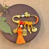 Saco da Sorte com Corda Vermelha Antiga para Grávidas e Bebês, Broche de Alfinete Anti-Susto, Broche Retrô