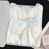 [Algodón Yunduo] Peishi de Abanico # Suéter de Verano para Mujer Ropa de Casa con Almohadillas en el Pecho y Camisones