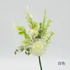 Buquê de Flores Artificiais de Seda Amarrado à Mão com Cordyceps - Visual Fresco e Natural, Flores de Seda, Flores Artificiais, Buquê de Papel, Ímã de Geladeira, Arranjo de Flores, Flores Decorativas