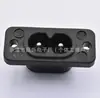 Tomada de Energia em Formato de 8 Ac8-Shaped Lh-8 Pino Curto Pino Sólido Adaptador de Energia Plugue de Cauda em Formato de 8