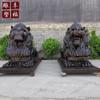 Escultura de Leão em Bronze, Escultura de Animal em Bronze Fundido para Entrada, Leão Estilo Europeu, Leão da Cidade Proibida, Leão Chinês de Cobre Puro, Leão de Bronze em Pé