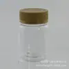 Botella Transparente PET de 60ml Tableta Cápsula Alimento Saludable Caramelo Tableta 37 Dientes Polvo Sólido Botella Plástica Vacía