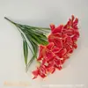 Flor de Lírio Simulado Individual Atacado Decoração de Casa Flor Flor de Lírio Flor Artificial Casa Escandinava Decoração de Casamento