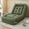 Sofá perezoso, cama para perro humano, sofá pequeño para dormitorio, sillón perezoso individual o doble, sofá cama plegable reclinable y para dormir