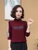 Tendencia TikTok Otoño/Invierno 2026 Camiseta Térmica Doble Cara de Forro Polar con Base de Pedrería, Gruesa, Moderna, Cálida, Versátil