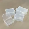 Caja Rectangular Transparente de Plástico Caja de Almacenamiento para Papelería Ferretería Equipo de Pesca Caja de Empaque para Joyería Documentos Caja de Almacenamiento Organizadora de Escritorio