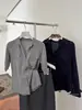 Estable y cómodo de llevar con polo clásico de manga corta de lino Lyocell, bolsillo, tejido de punto transpirable