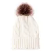 Gorro cálido de estilo coreano para mujer, resistente al frío, con protección para los oídos, de cuero a juego, con bola de pelo estándar, tejido a mano, estilo japonés, para otoño e invierno, nuevo gorro de moda para hombre