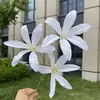 3 Lirios de Helado Artificiales, Flores Falsas para Boda y Decoración del Hogar, Venta al por Mayor