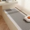 Sencillo Cuatro Estaciones Universal Imitación Cachemira Engrosado Colchoneta para Ventana de Bahía Dormitorio Cuidado Fácil Manta de Cabecera Sala de Estar Colchoneta Larga para Mesa de Centro