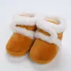 Sapatos de Bebê de Inverno Sapatos Feitos à Mão Mês Solado Macio Sapatos para Crianças Pequenas Sapatos de Bebê Sapatos de Bebê Sapatos Infantis Não Perca Meias com Forro de Lã Sapatos de Algodão