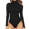 Ropa de mujer transfronteriza europea y americana 2023 Amazon casual top básico de manga larga ajustado mono estampado de leopardo camisa básica