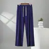 Pantalones de Verano Anchos para Hombre de Modal, Pantalones Casuales Delgados, Talla Grande Sueltos para Casa, Pantalones Casuales para Hombre, Estilo de Verano