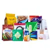Grátis da Taxa de Impressão, Sacos Auto-Selantes Alimentícios com Impressão Colorida Digital, Sacos Coloridos Espessados Auto-Suportes com Impressão de Logo, Sacos de Embalagem Macios Perfurados, Feitos Sob Medida