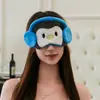 Nueva máscara de ojos de peluche de dibujos animados linda perro jade Gui protección ocular para dormir sombreado máscara de ojos de niña kulomi en stock al por mayor