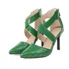 Nuevos zapatos europeos y americanos para mujer con punta fina sandalias romanas tacones de aguja 32-48 zapatos de comercio exterior