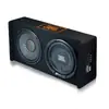 Subwoofers Dobles de 10 pulgadas Ultradelgados con Graves Potentes, Subwoofer para Asiento de Coche Ahorrador de Espacio con Sistema de Audio Activo para Coche