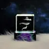 Cubo de cristal con cielo estrellado incrustado 3D, una luz nocturna luminosa, una pieza decorativa para crear una atmósfera acogedora en tu escritorio, un regalo de cumpleaños creativo