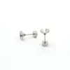 Ventas directas de fábrica: Base de Arete de Acero Inoxidable Puntiaguda Cónica Estilo Fresco, Accesorios para Joyería DIY, Diversas Especificaciones de Componentes para Aretes