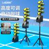 Máquina Lanzapelotas de Tenis Luspeed Máquina de Servicio con Red Ejercitador Entrenador Portátil Máquina de Lanzamiento de Autoservicio Asistido