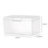 Caja de Joyería Transparente Esmerilada con Tapa Diadema para Joyería Diadema de Goma Pasador para el Cabello Pasador para el Cabello Pasador para el Cabello Aro para el Cabello de Niñas Caja de Almacenamiento