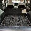 Tapete de porta-malas de carro, universal para todas as estações, decoração de desenho animado, tapete de carro resistente à sujeira, almofada de assento de veludo cristal, tapete de chão, transfronteiriço