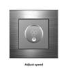 Enchufe Eléctrico Británico 13A Carga Rápida USB tipo-c Estándar Británico Pie Cuadrado Panel Metálico Gris Aluminio Dibujado con Alambre Edición Hong Kong y Macao