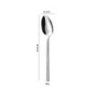 Juego de Cubiertos de Acero Inoxidable Transfronterizo Mango Cuadrado Patrón Bilateral Cuchillo y Tenedor para Bistec Cuchara para Postre Occidental de Gama Alta Tenedor Engrosado