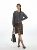 Heyhenry 2025 Nuevo Cardigan de Punto con Perlas para Otoño e Invierno para Mujer para Usar por Dentro y por Fuera Chaqueta Corta de Punto