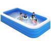 Alberca Inflable Gruesa de Tres Anillos Azul y Blanca de 3m, Alberca de Pelotas para Parque de Diversiones, Castillo Inflable para Niños, Uso Pequeño en Casa, Mayoreo