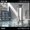Bomba sumergible de acero inoxidable 304 para uso doméstico, resistente a la corrosión, alto levantamiento, alto flujo, doble propósito para limpieza y drenaje (De la gente)
