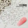 K9 Arte para Uñas Pedrería de Fondo Plano Forma de Corazón Imitación Rectangular de Fondo Plano Transparente Grande y Pequeño Irregular Pedrería Accesorios Pedrería de Cristal
