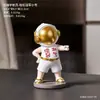 Estatueta de astronauta artesanato em resina ornamento de mesa decoração criativa decoração de casa de luxo leve