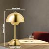 Lâmpada de Mesa Bud de Metal Mais Vendida da Amazon Dimerização por Toque Quarto Sala de Estar Luminária de Cabeceira Venda Direta da Fábrica