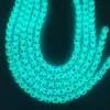 Cuentas Redondas de Piedra Luminosa con Estampado Dorado del Mantra de Seis Palabras Namu Amitabha Buda Cuentas Sueltas Accesorios para Joyería Venta al por Mayor