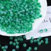 6mm Contas de Vidro Imitação de Jade Duas Cores Cor Gradiente Contas Soltas Material para Fazer Pulseira Colar DIY Acessórios de Joia