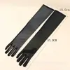 Guantes de Malla Elástica Fina para Mujer, Extra Largos de 55cm, Protección Solar, Transpirables, de Encaje, Accesorios para Vestido de Halloween