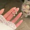 Brincos de argola de prata 925 com agulha, laço de diamante brilhante e gota d'água para mulheres, luxo leve, alta qualidade, brincos de tarraxa de pérola únicos, brincos femininos extremamente bonitos