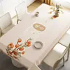 Toalha de Mesa para Jantar Levemente Luxuosa e de Alta Qualidade, Impermeável, à Prova de Óleo, Lavável, Resistente ao Calor, Pano de Mesa para Café de PVC, Nova Toalha de Mesa Retangular com Desenhos Animados