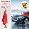 Bandeira Vermelha Pequena com Ventosa para Carro Decoração de Carro Mastro com Ventosa Bandeira de Boas-Vindas Estilo Bandeira Vermelha de Cinco Estrelas Bandeira de Carro com Ventosa Automóvel