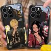 Adequado para Capa de Celular Zoro Luffy Apple 14 15 Novo Modelo 17 Anime Masculino Iphone14 Vidro 16Promax Tendência