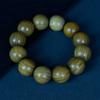 Pulseira de Contas de Buda de Sândalo Verde Argentino Personalizada, 108 Contas, Contas de Madeira para Homens e Mulheres, Joias de Sândalo Verde
