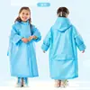 Impermeable con Mochila Enterizo para Niños al por Mayor, Impermeables con Estampado Personalizado para Estudiantes que Van a la Escuela