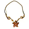 Moda Bohemio Europea y Americana Estilo Étnico Retro Collar Largo Cadena de Madera para Suéter Transfronteriza Accesorios para Ropa de Hombre y Mujer
