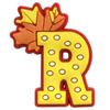 Serie de Acción de Gracias Letras Inglesas Hebilla de Zapato de PVC Accesorios Decorativos Extraíble DIY Flor de Zapato Linda Agujero para Zapato Accesorios de Zapato