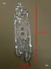 Accesorios Decorativos para Lámparas de Cristal Piezas de Vidrio para Lámparas Piezas Decorativas de Vidrio con Forma de Hoja Piezas de Repuesto de Vidrio Transparente Esmerilado