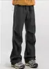 Pantalones Cargo Retro Americano de Calle para Hombre Pierna Recta Ancha Primavera Verano Nuevos Tendencia Casual Ropa de Hombre