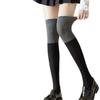 Calcetines de Mujer con Combinación de Colores, Adecuados para Todas las Estaciones, Calcetines de Color Contrastante, Calcetines JK Duraderos de Pantorrilla hasta la Rodilla, Calcetines Versátiles de Micro-presión para Primavera, Otoño e Invierno