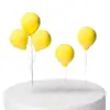 Globo de colores para decoración de pasteles, tarjetas, luz enchufable, arcilla, confesión, fiesta de cumpleaños, postre, disfraz