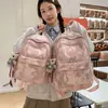 Mochila Tie-Dye de Nicho Estilo Americano para Meninas do Ensino Fundamental e Estudantes Universitárias, Mochila Simples, Versátil, Bonita, Casual, Mochila Pequena